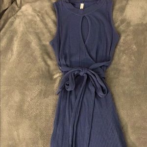 Blue dress